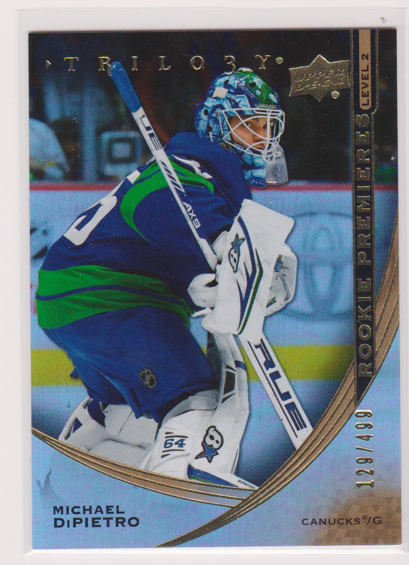 (image for) 2020-21 Upper Deck Trilogy #90 Michael DiPietro RC 129/499